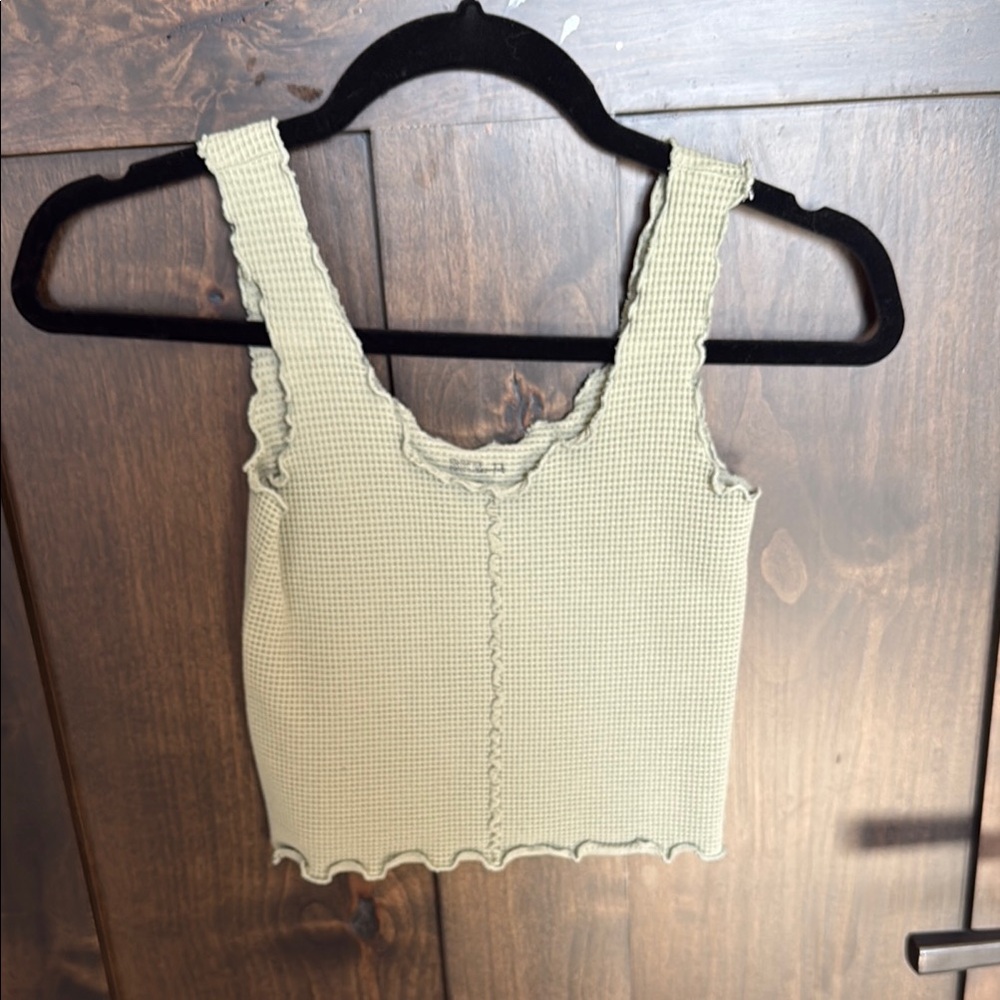 BUCKLE BKE Women's Green Sleeveless Top